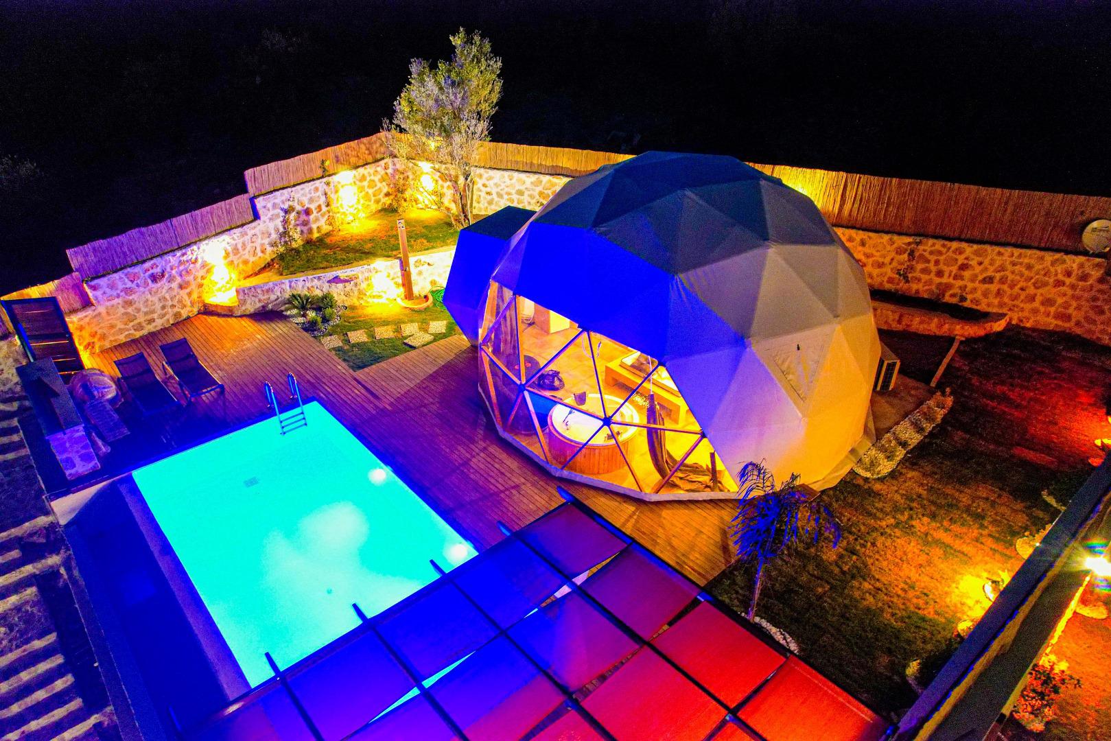 Kalkan Dome Deluxe 3 in Caykoy, with Private Pool