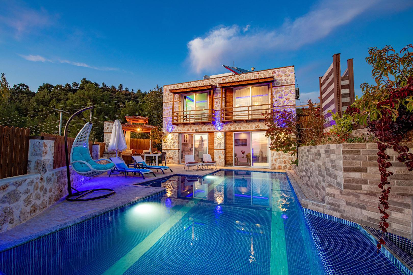 Villa Mezopotamya in İslamlar, with Private Pool