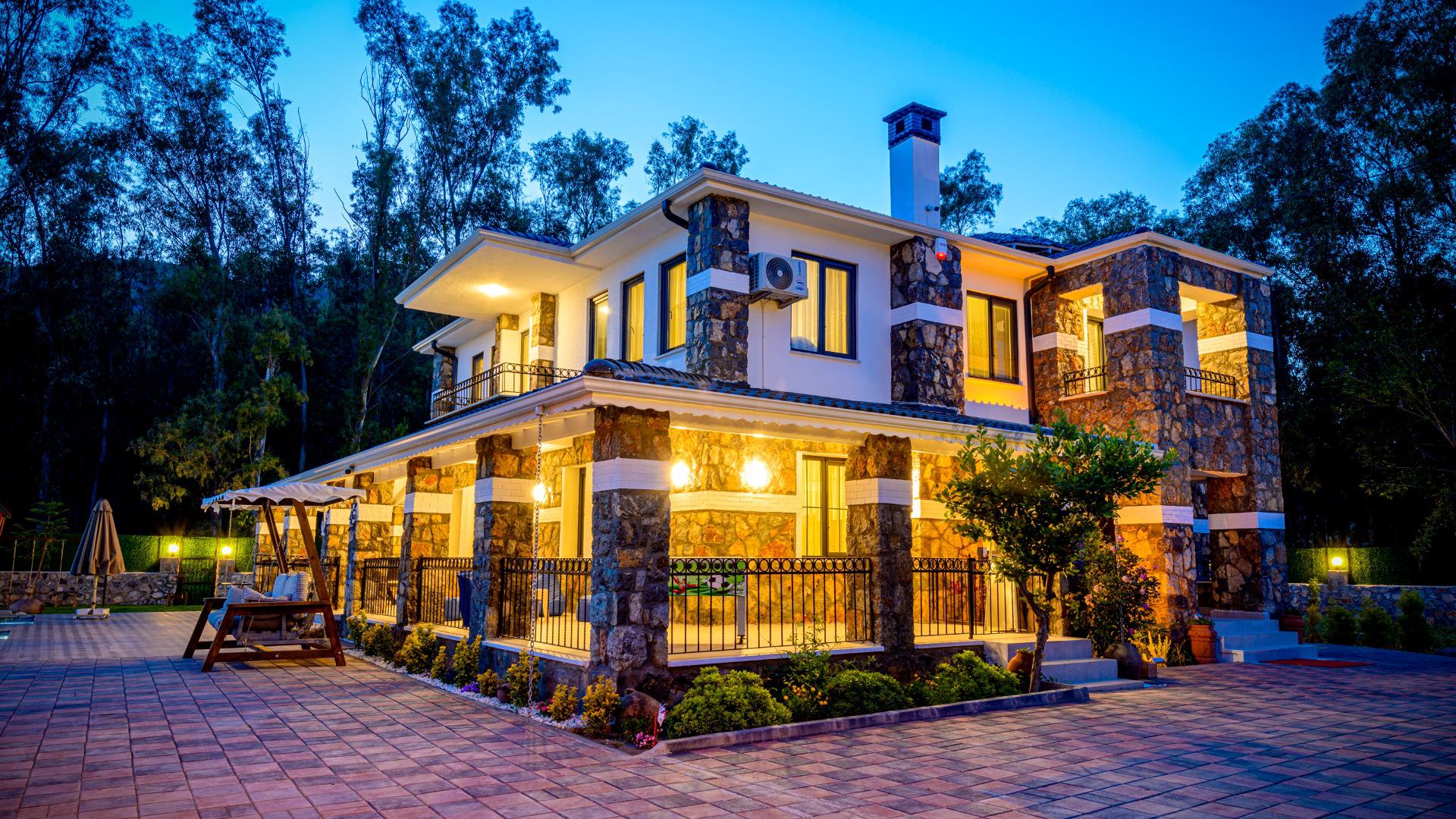 Villa Sato Ocalyphtus in Kayakoy, with Private Pool