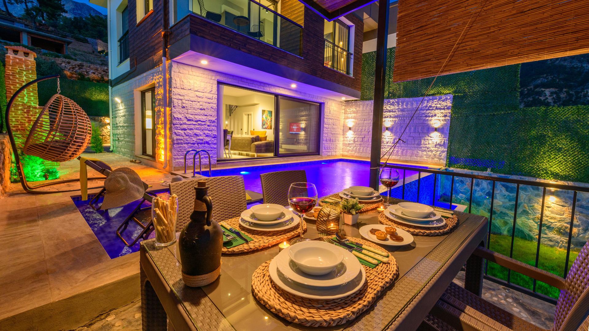 Villa Nil in Faralya, with Private Pool