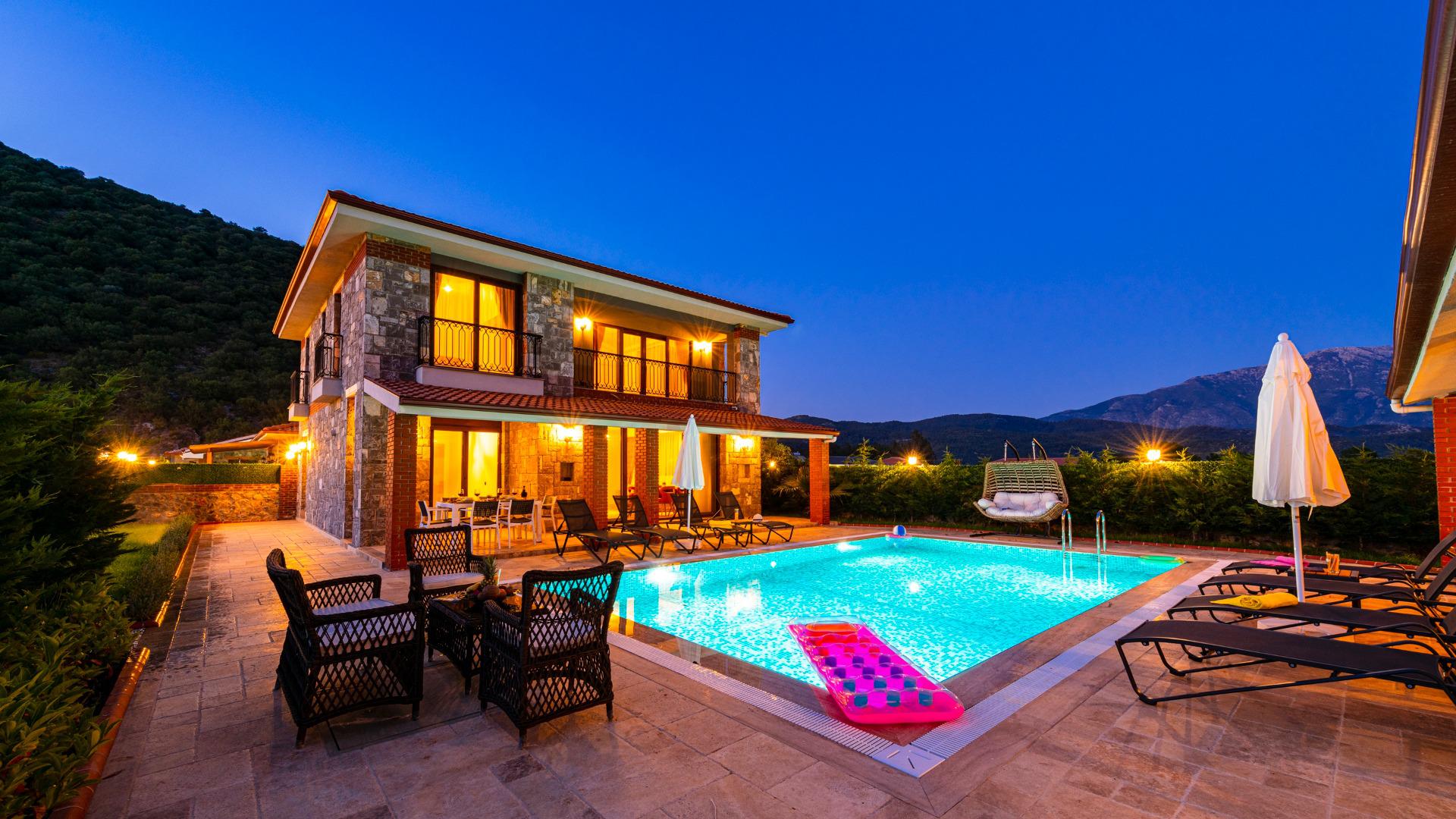 Villa Huma, 12 Person Villa for Rent in Fethiye Rental Villas in Kayakoy