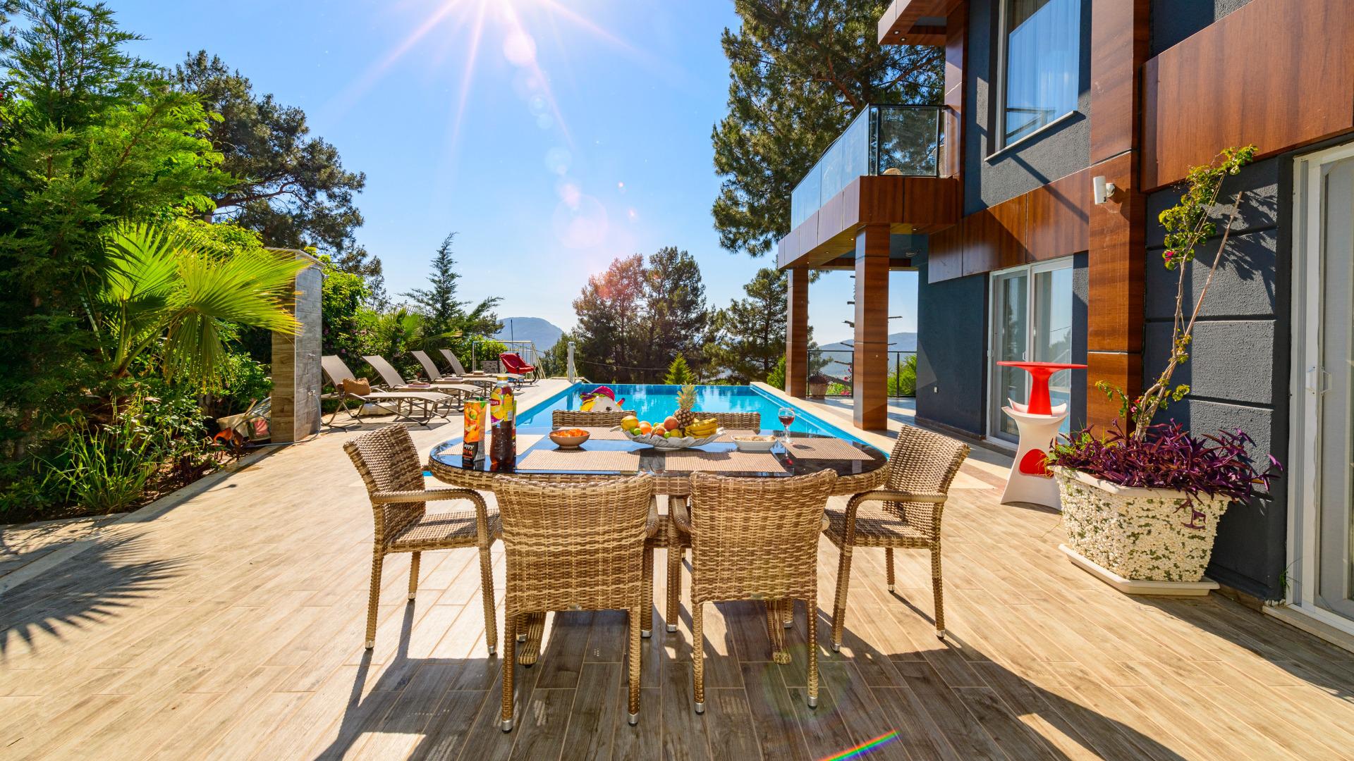 Villa Guney in Ovacik, with Private Pool