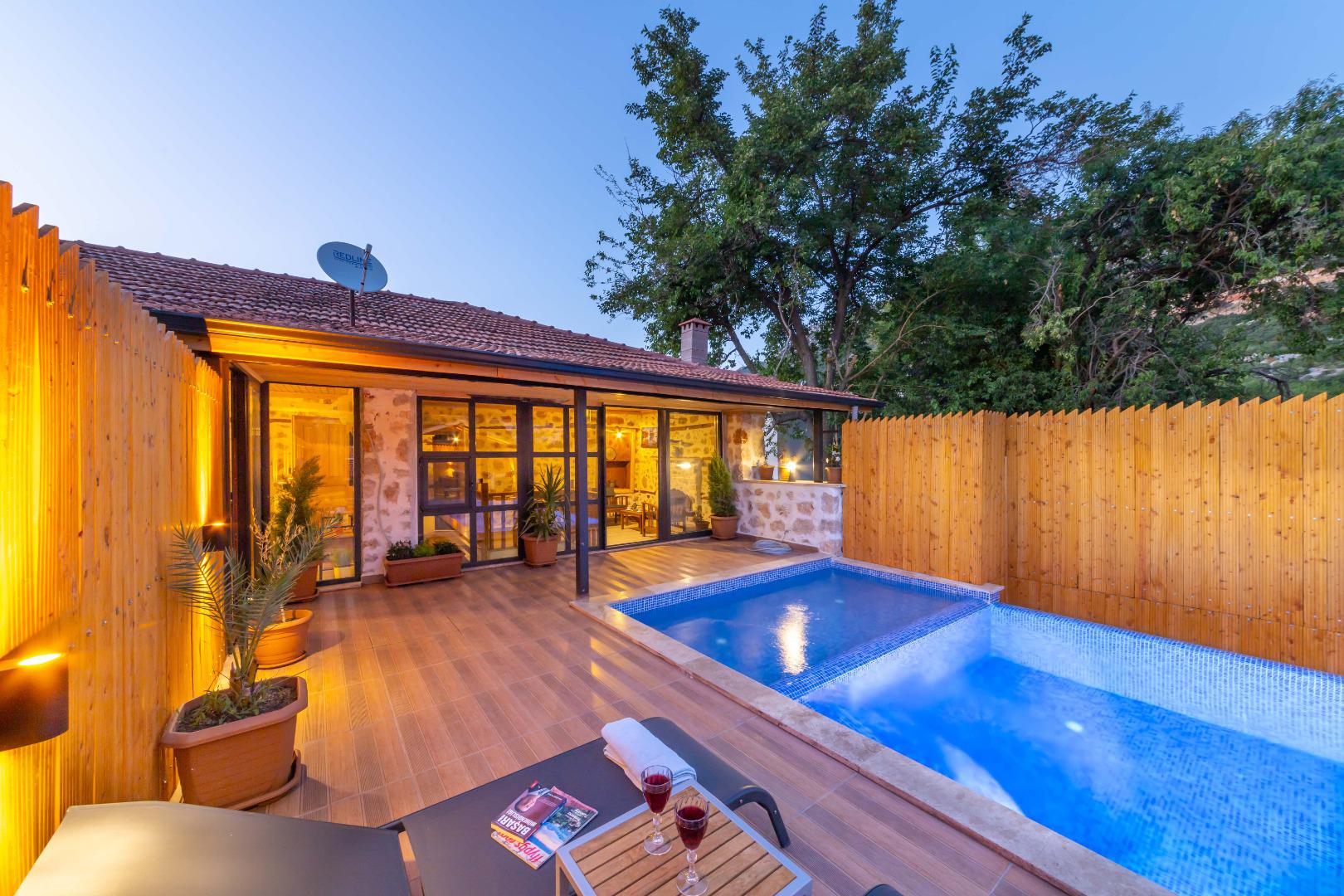 Villa Nostalji Bezirgan in Kalkan, with Private Pool