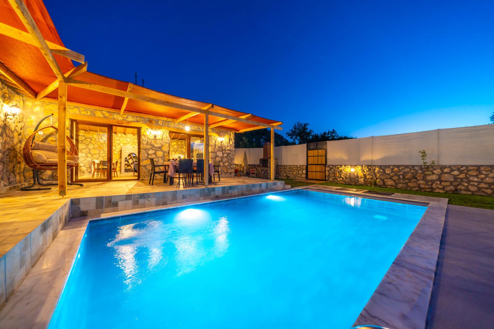 Villa Daş in Kayakoy, with Private Pool
