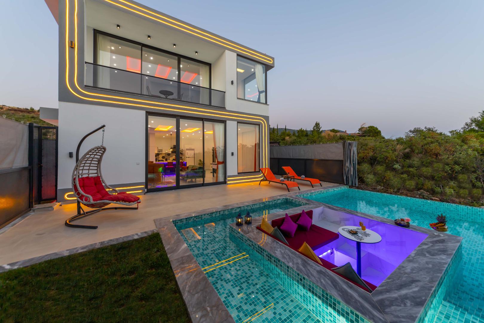Villa Sister in Uzumlu, with Private Pool