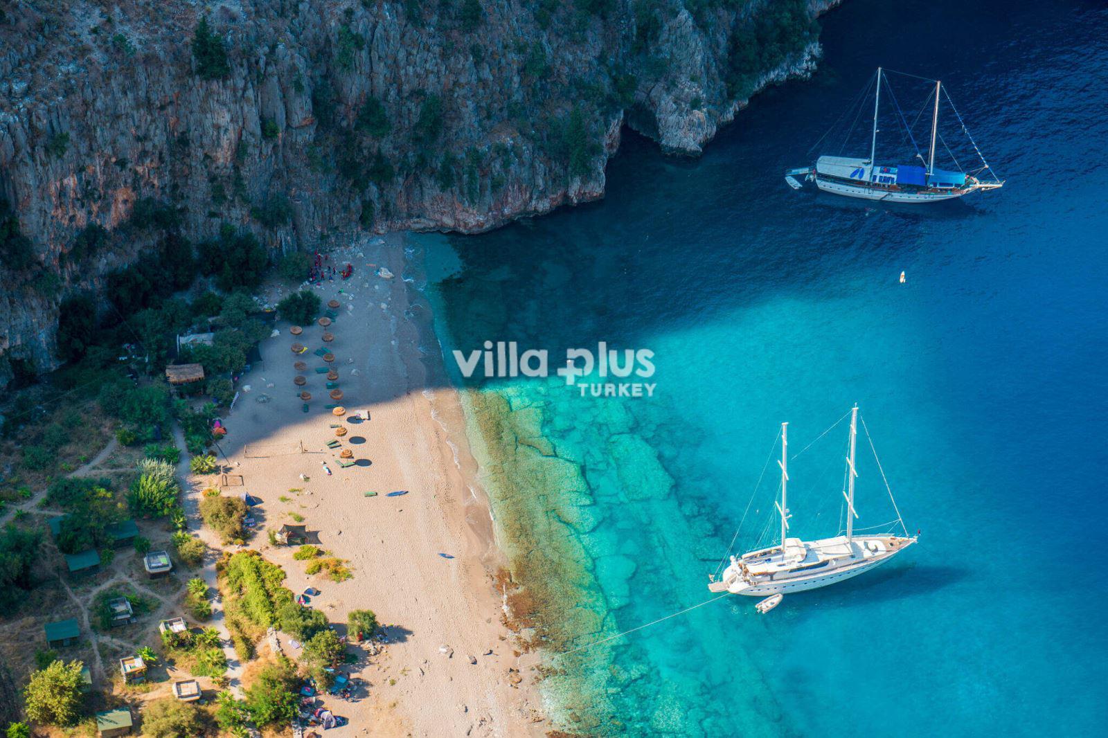 aerial photo of butterfly valley