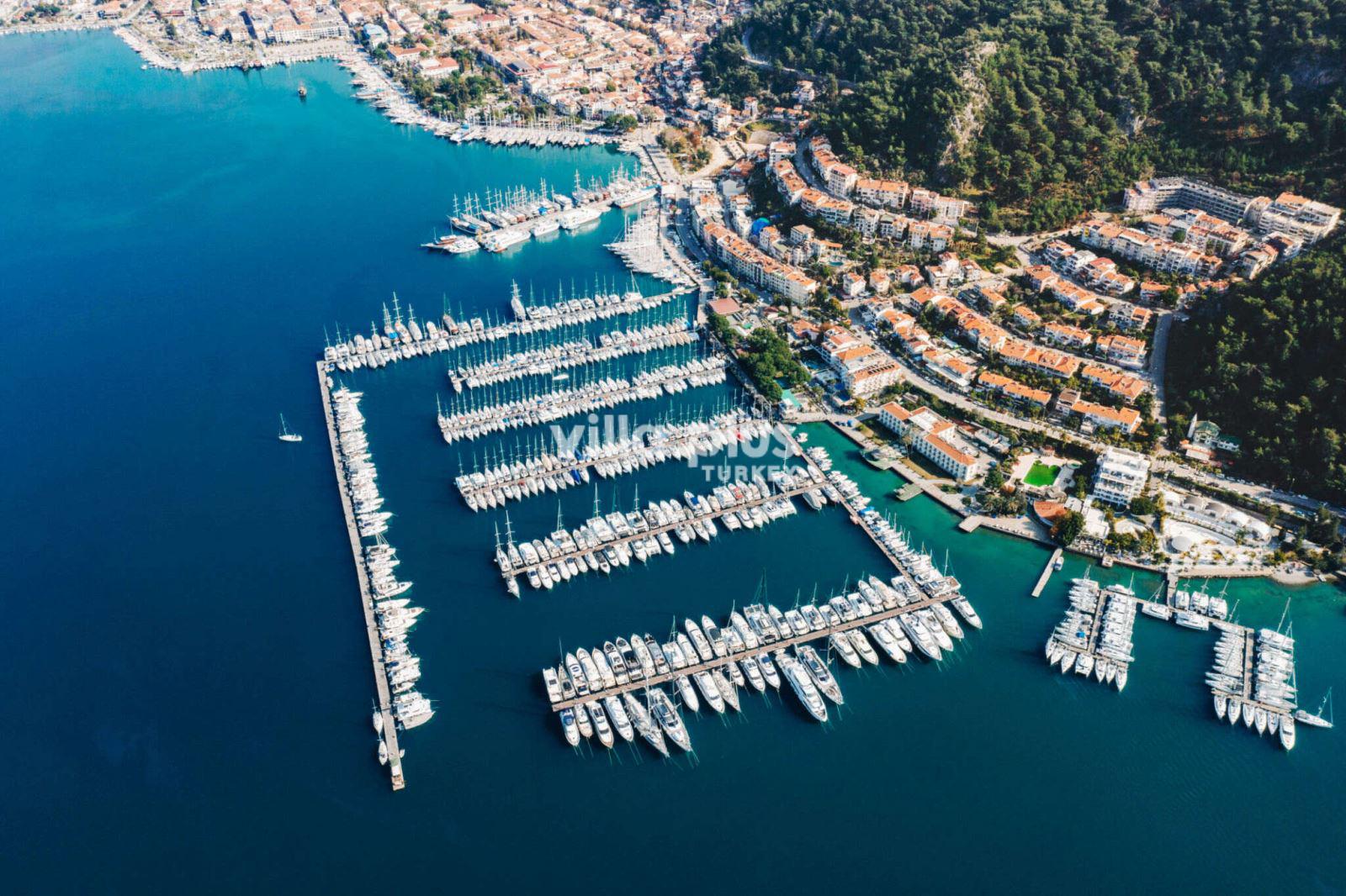 fethiye fethiye marina and view of ships