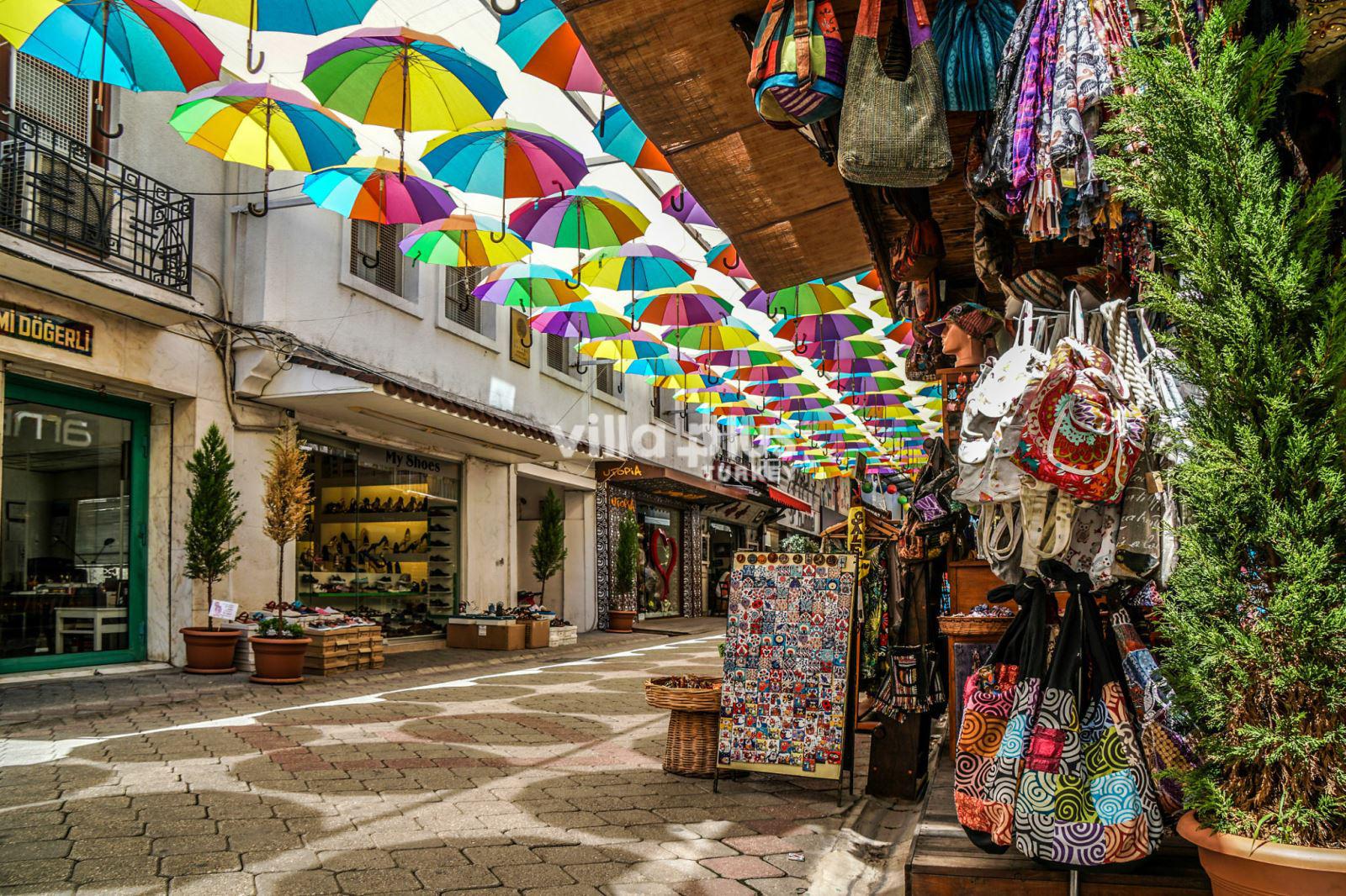 fethiye downtown shoping