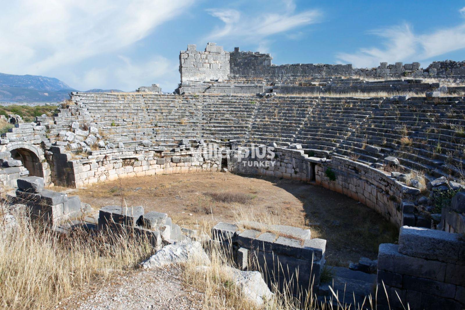 xanthos ancient city: ruins