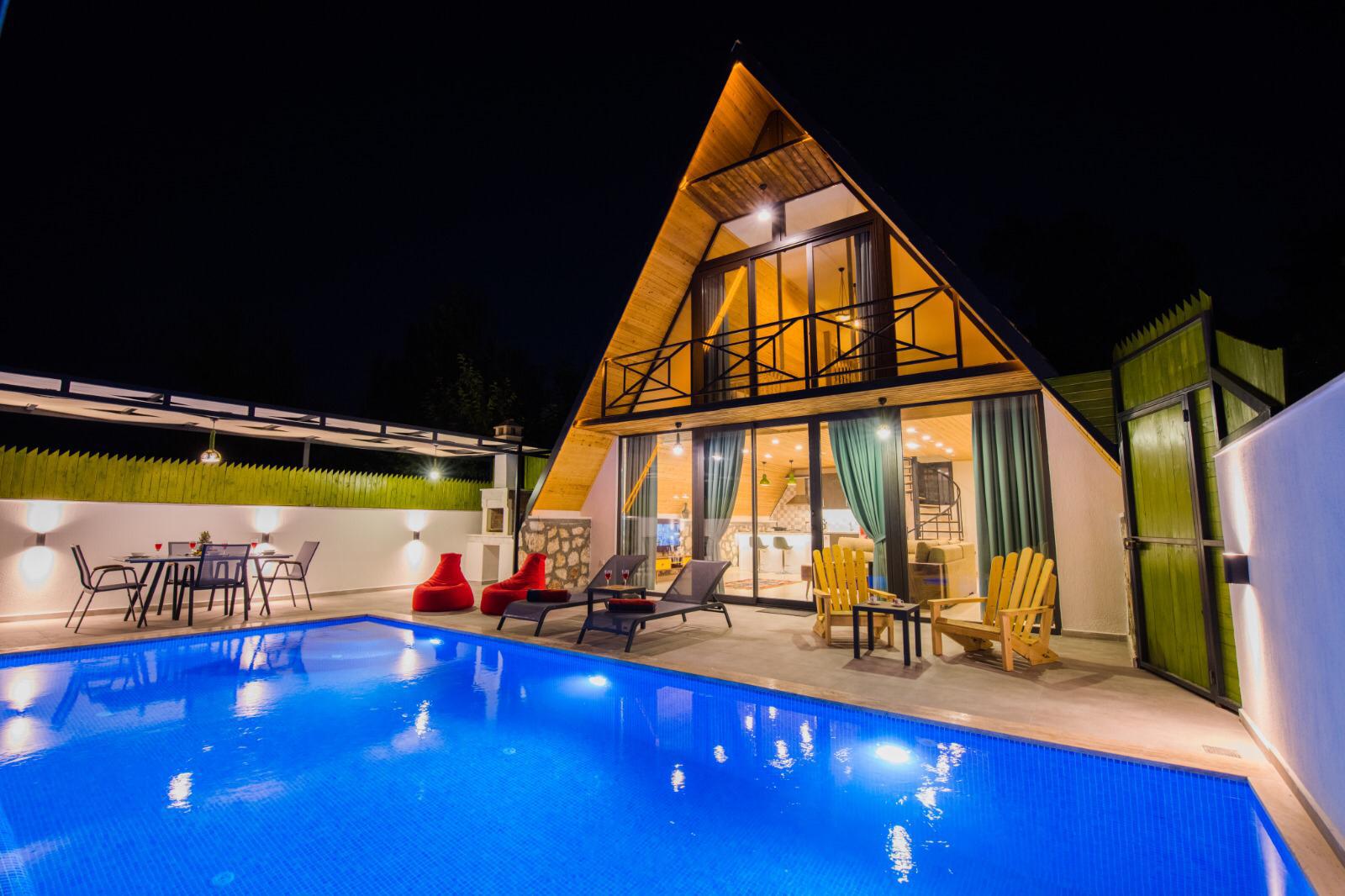 Villa Maya, 2 Person Villa for Rent in Kalkan İslamlar