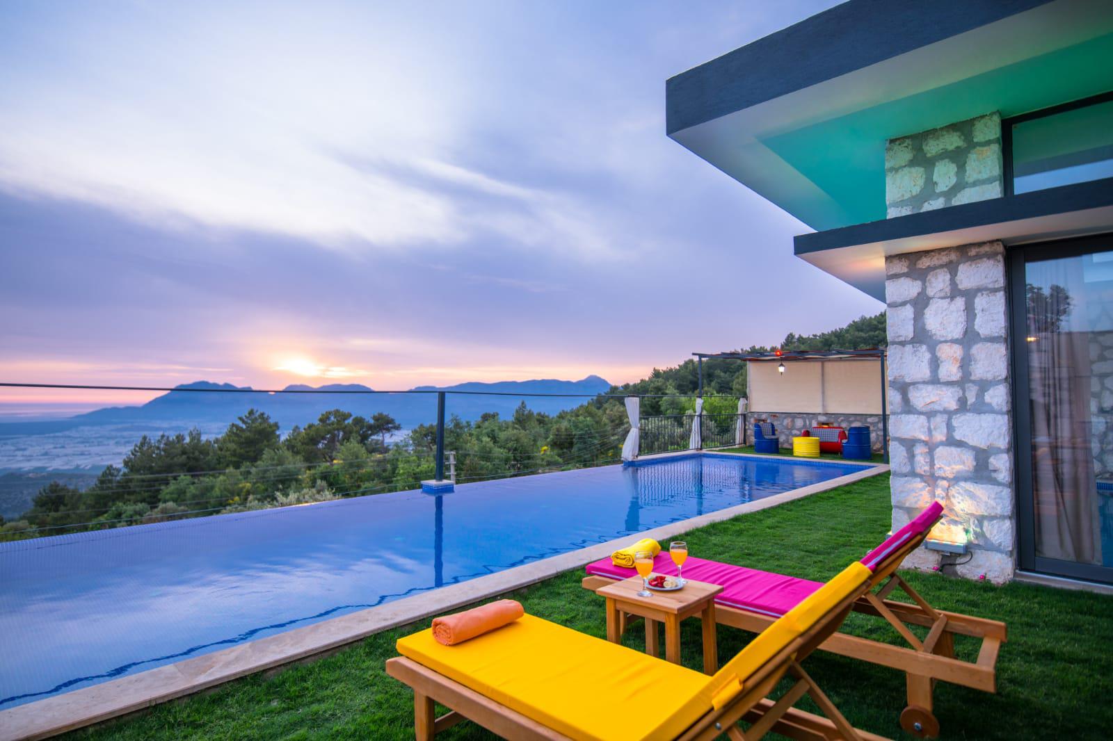Villa Ay, 2 Person Villa for Rent in Kalkan Uzumlu